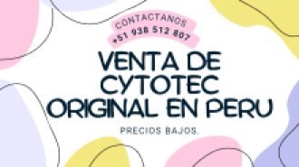 VENTA DE ASESORIAS PARA USAR CYTOTEC EN PERU